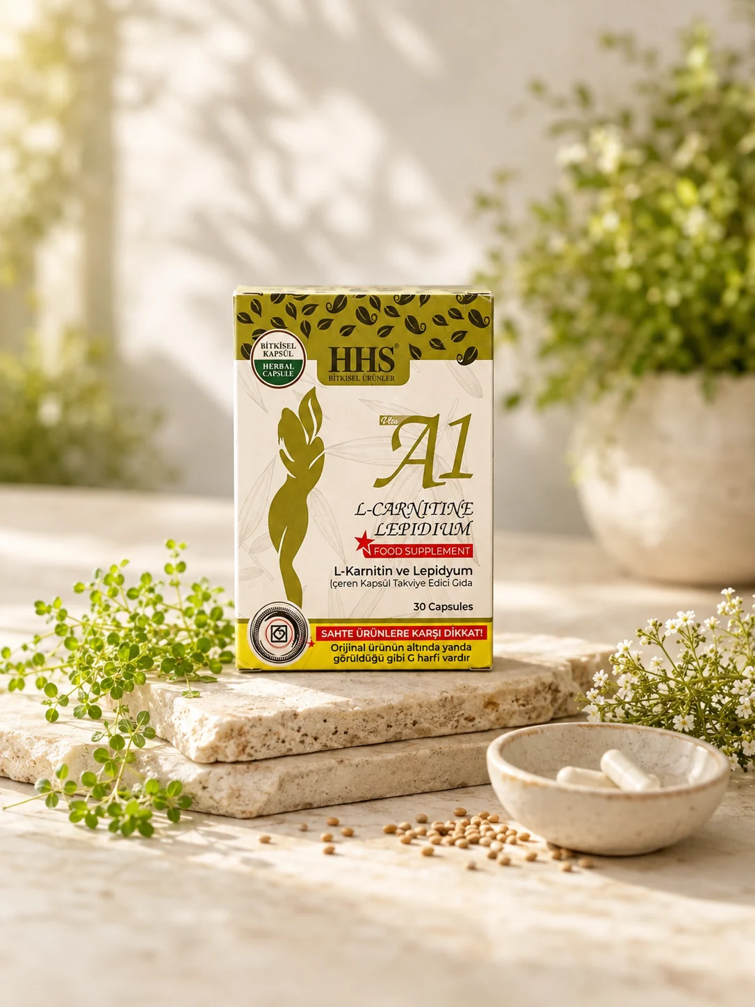 HHS A1 L-Carnitine Lepidium 30 Kapsül