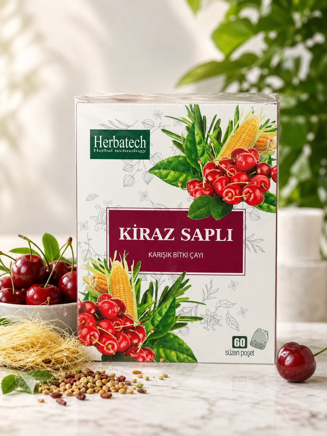 Herbatech Kiraz Saplı Karışık Bitki Çayı