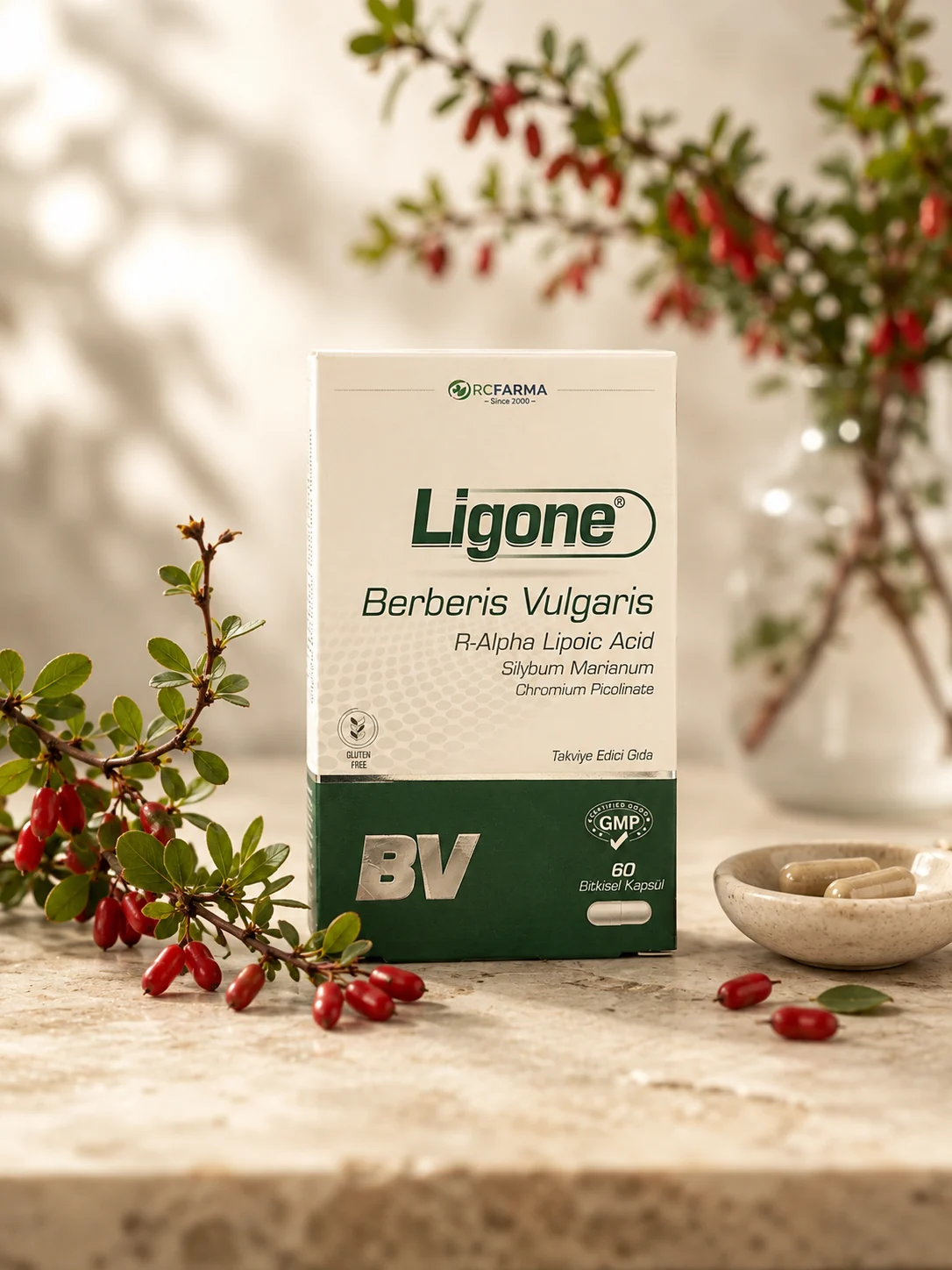 Ligone Berberis Vulgaris 60 Bitkisel Kapsül